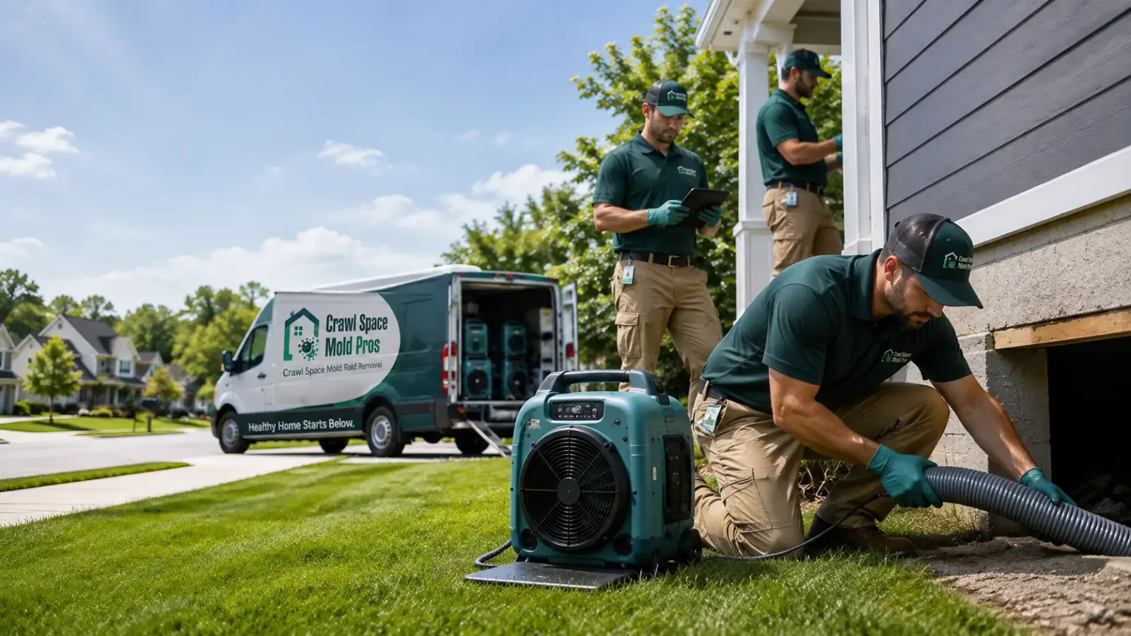 Crawl Space Mold Removal in Sumner, TX